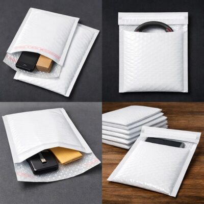 Túi niêm phong chống sốc gói hàng 11x11+4 nắp