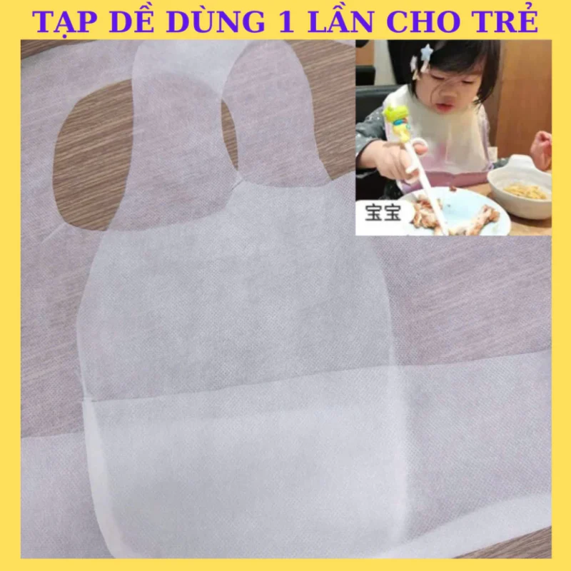 Tạp dề dùng một lần tiện lợi bằng vải
